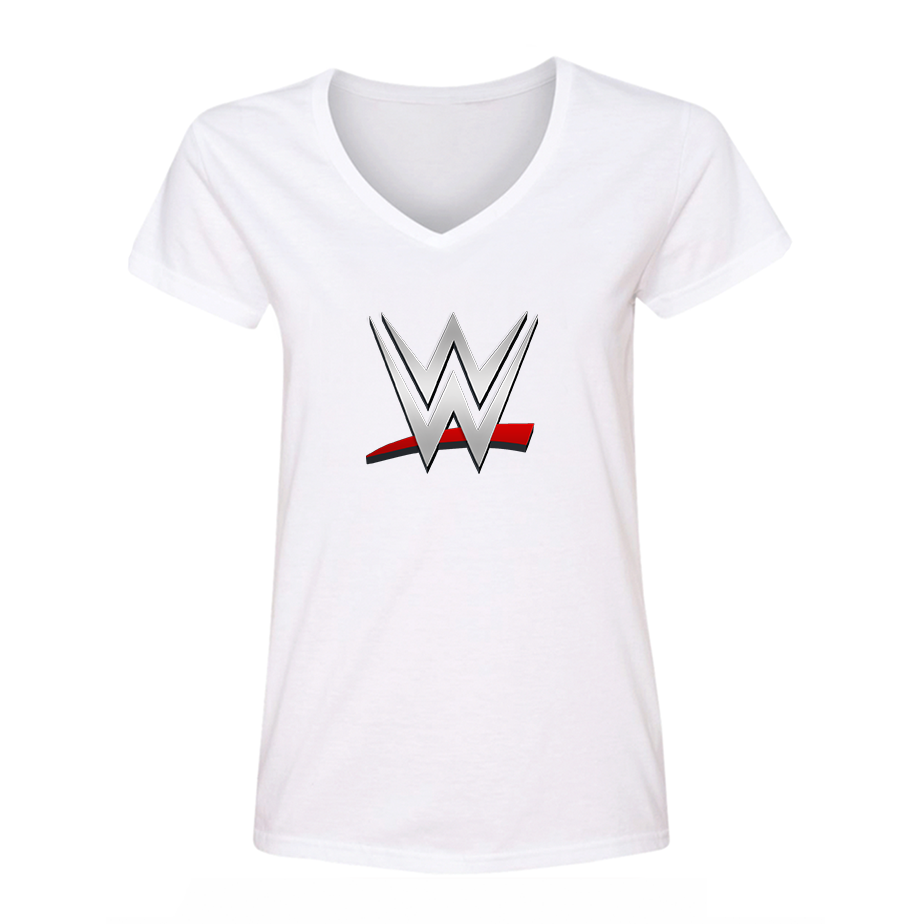 Women's WWE Wrestling V Neck T-Shirt