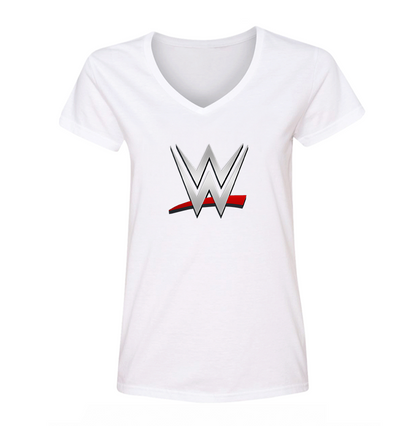 Women's WWE Wrestling V Neck T-Shirt