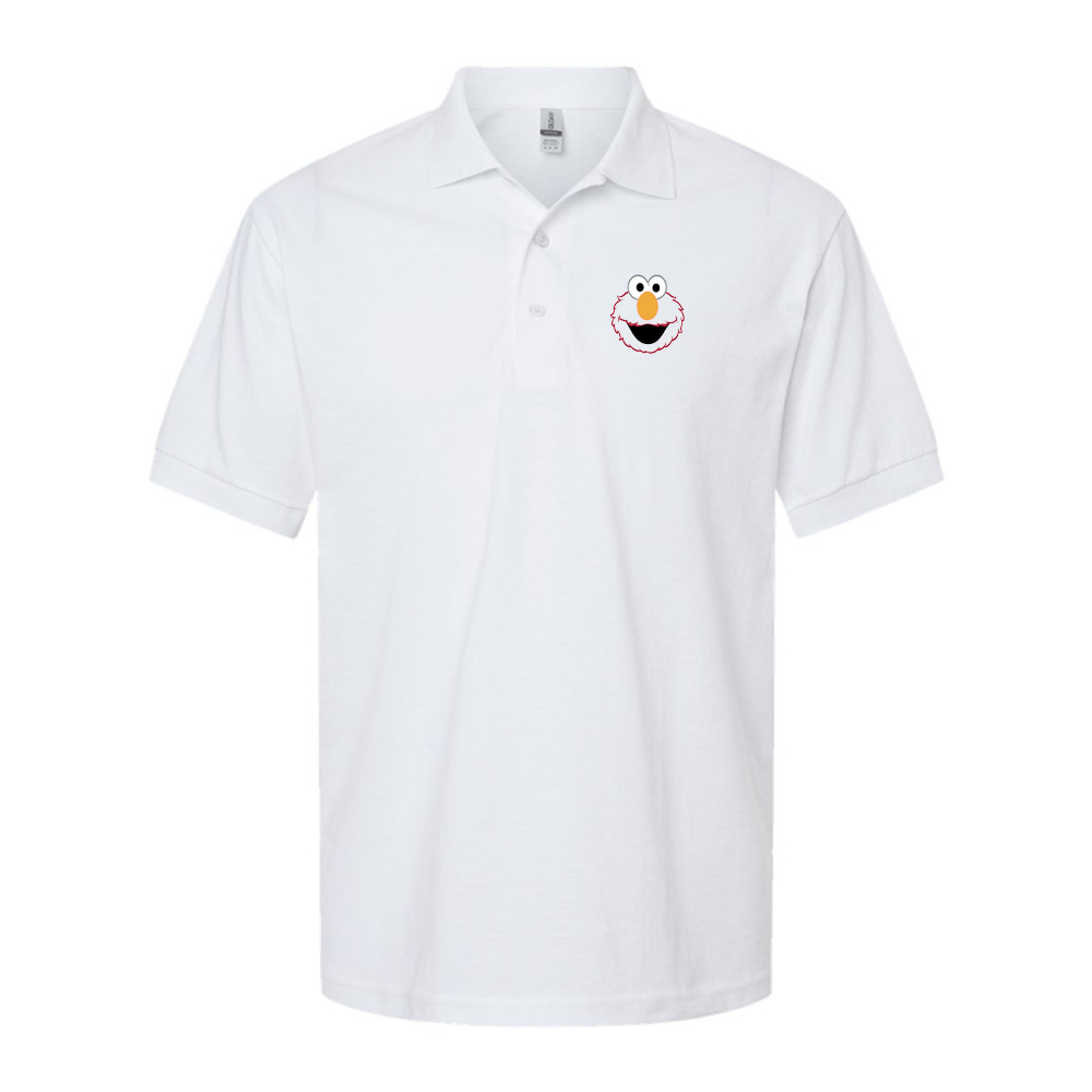 Men's Sesame Street Elmo Face Dry Blend Polo