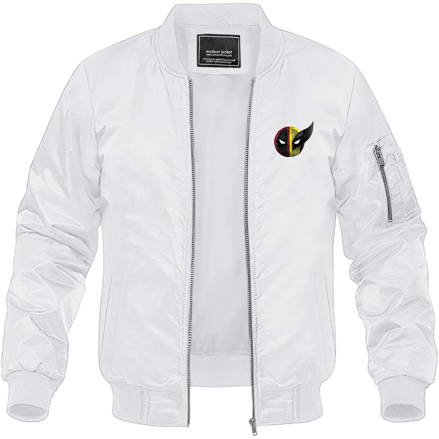 Men's Deadpool & Wolverine Lightweight Bomber Jacket Windbreaker Softshell Varsity Jacket Coat – men's lightweight bomber jacket | TeesCustomize