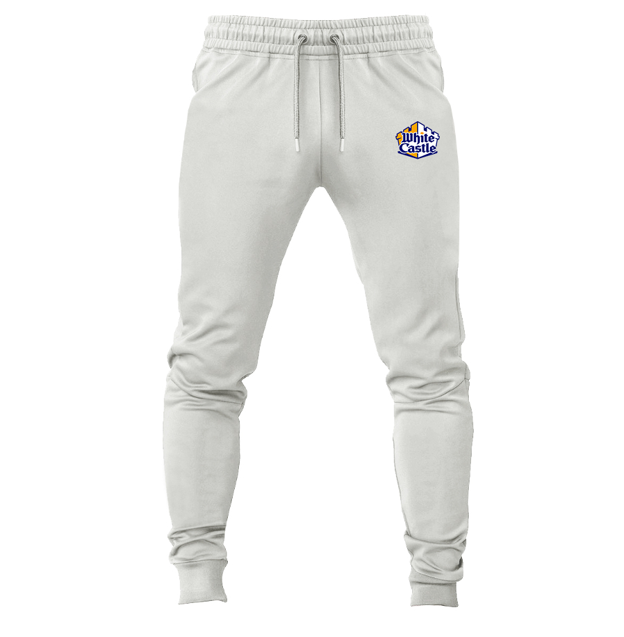 Men's White Castle Joggers Sweatpants