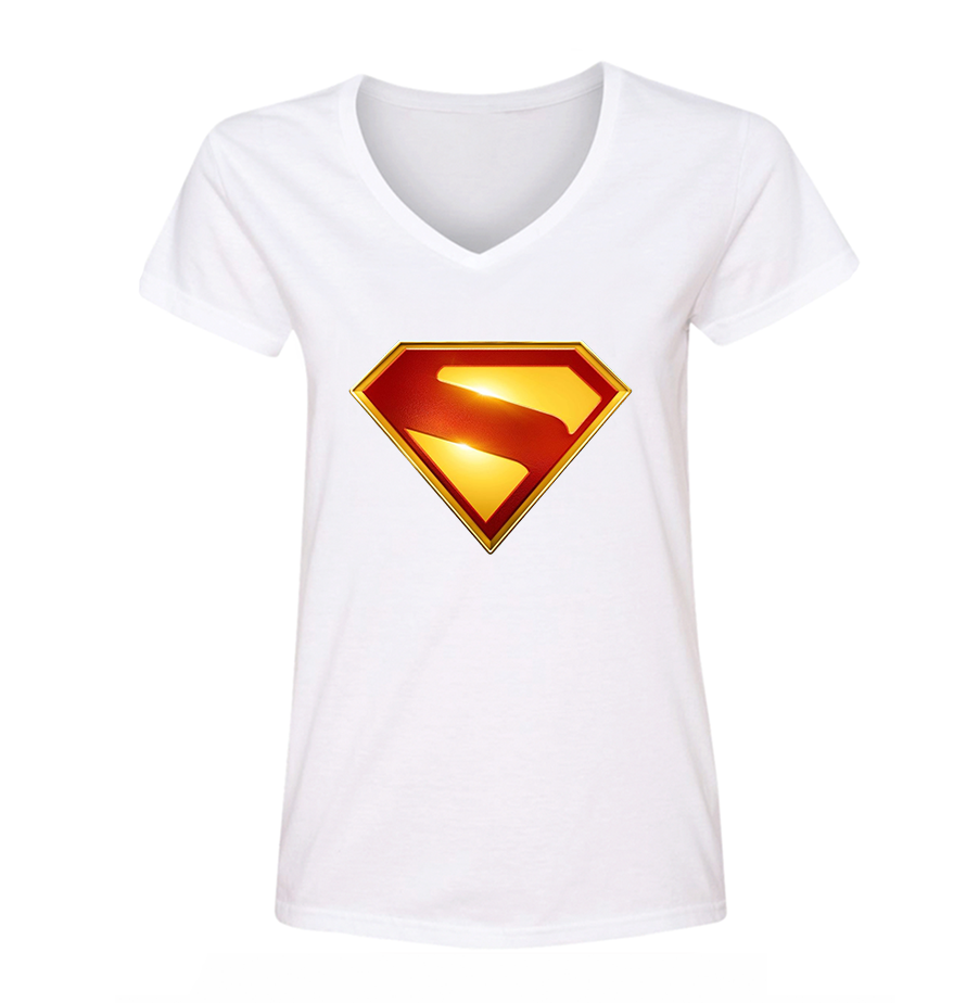 Women's Superman 2025 V Neck T-Shirt