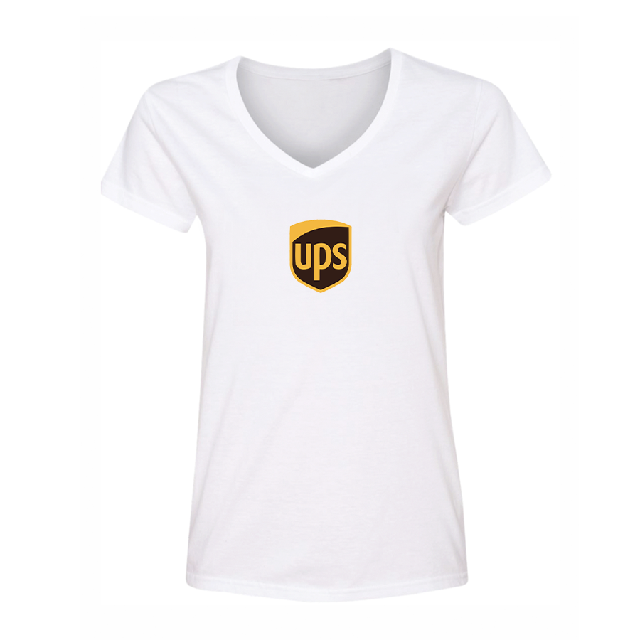 Women's UPS V Neck T-Shirt – Graphic Cotton T-Shirt | TeesCustomize