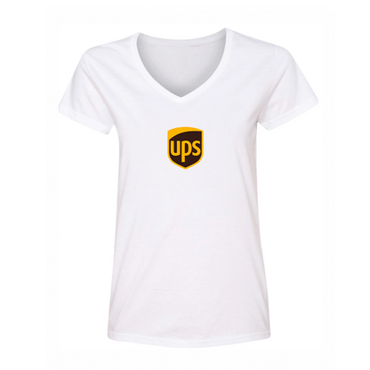 Women's UPS V Neck T-Shirt