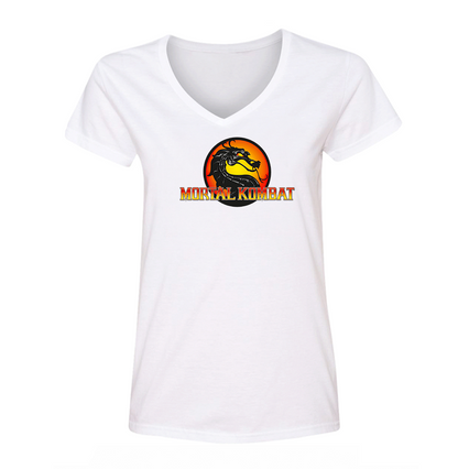 Women's  Mortal Kombat V Neck T-Shirt