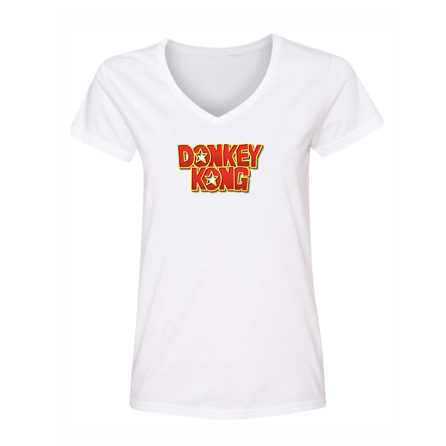 Women's Donkey Kong V Neck T-Shirt