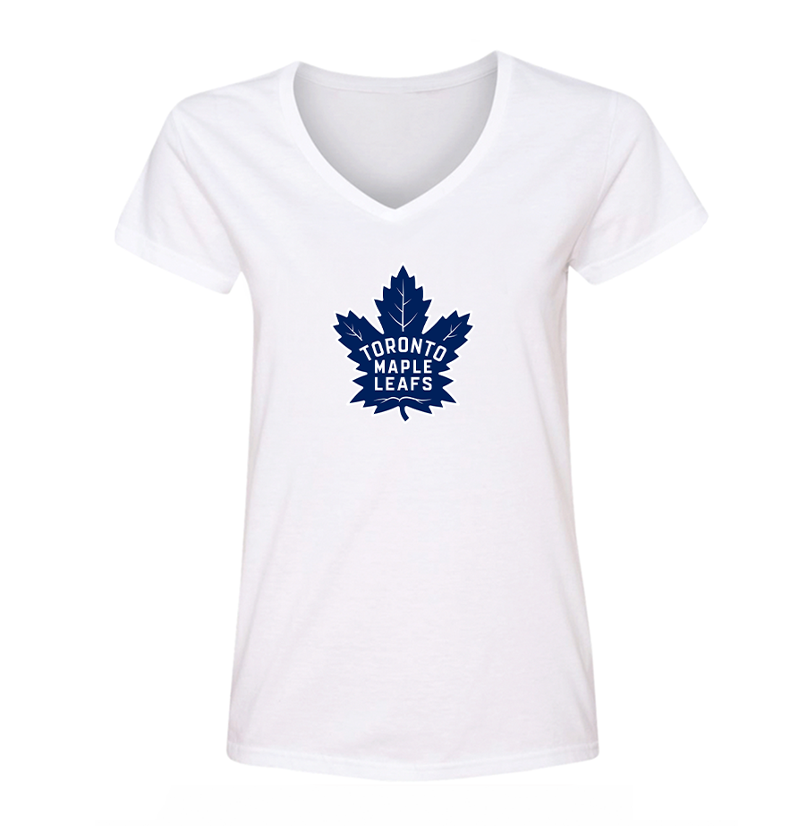 Women's NHL - Toronto Maple Leaf V-Neck T-Shirt