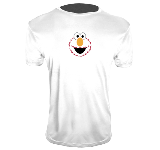 Youth Sesame Street Elmo Face Polyester T-Shirts