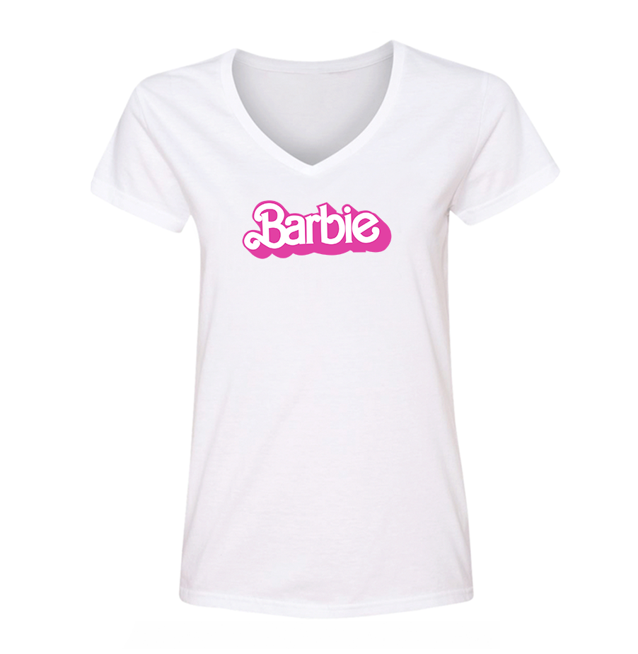 Women's  Barbie V Neck T-Shirt