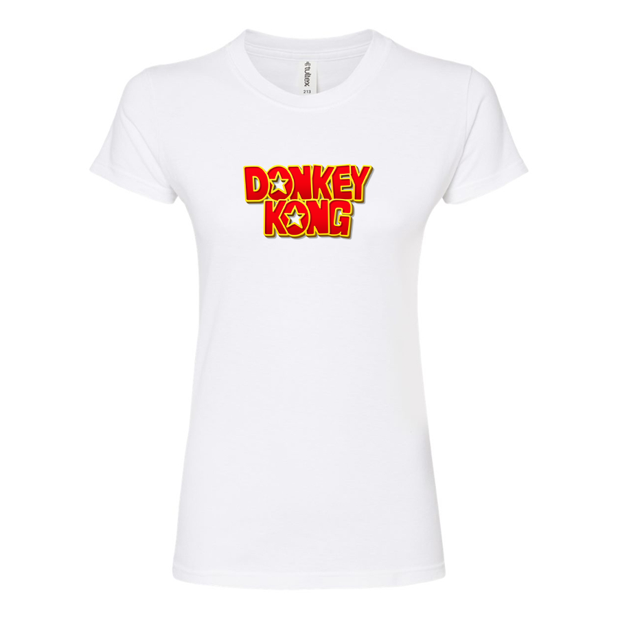 Women's Donkey Kong  Round Neck T-Shirt