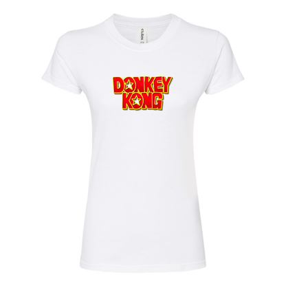 Women's Donkey Kong  Round Neck T-Shirt