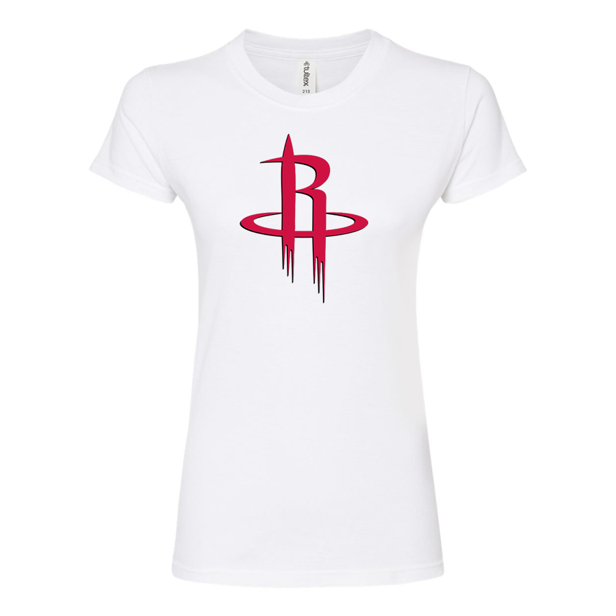 Women's Houston Rockets  Round Neck T-Shirt