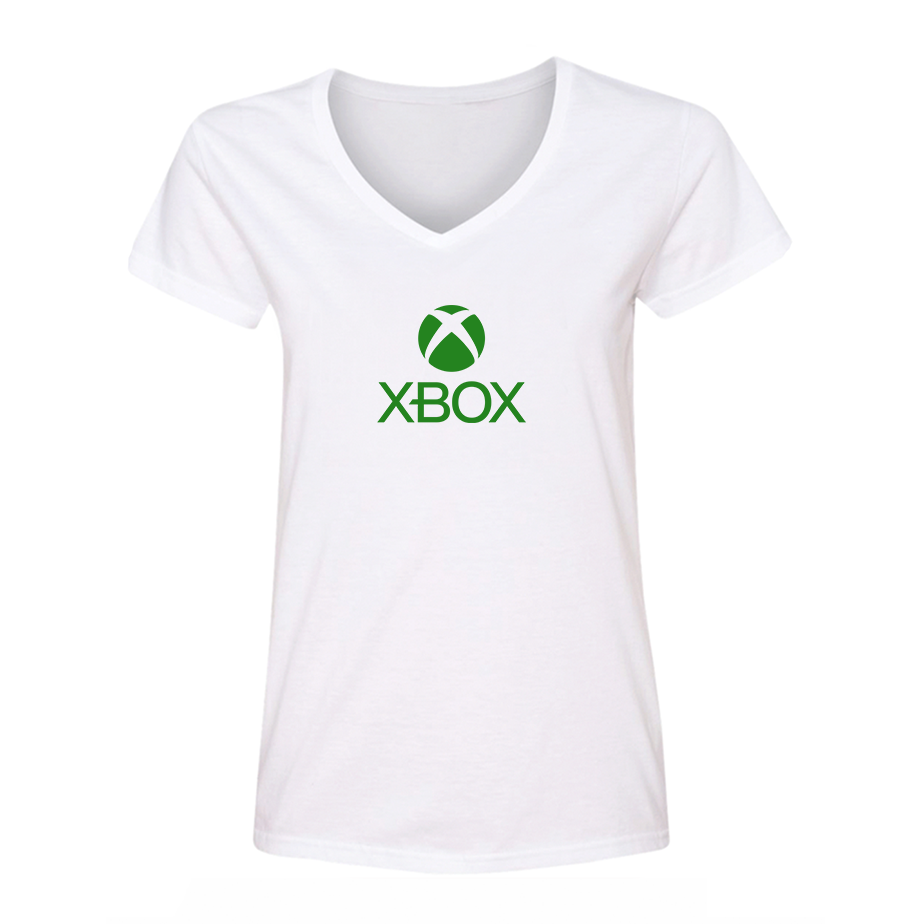 Women's X Box Gaming V-Neck T-Shirt