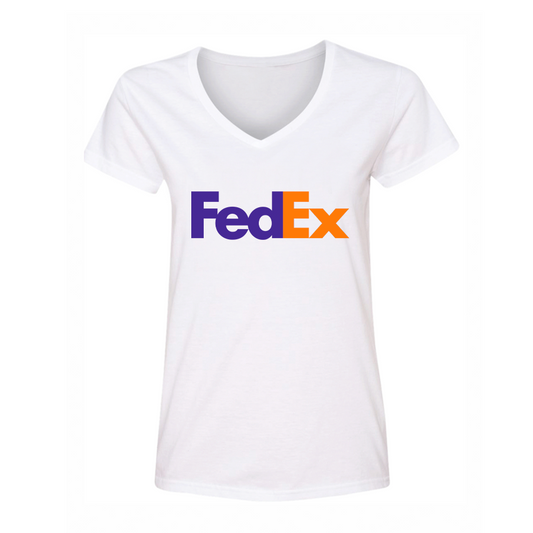 Women's FedEx V Neck T-Shirt