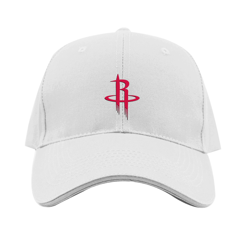 Houston Rockets Dad Baseball Cap Hat – Embroidered Fan Hat | TeesCustomize