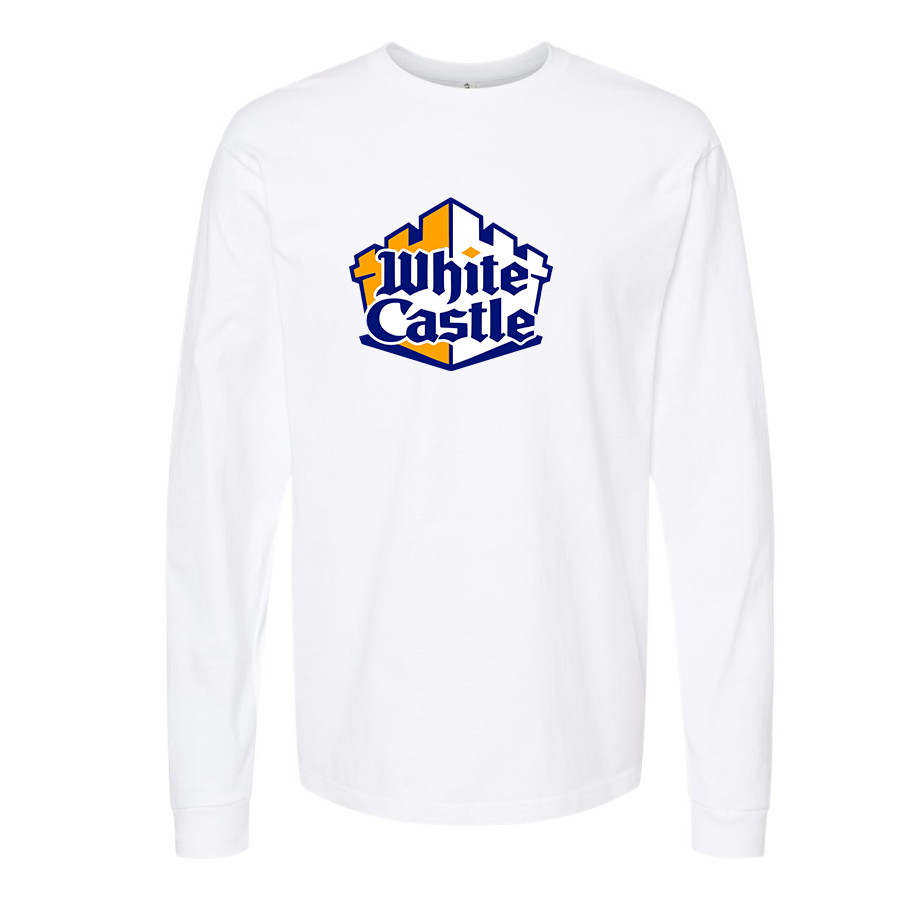 Men's White Castle Long sleeves T-Shirt