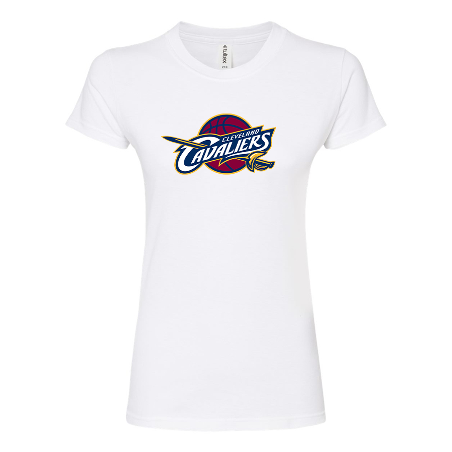 Women's Cleveland Cavaliers  Round Neck T-Shirt