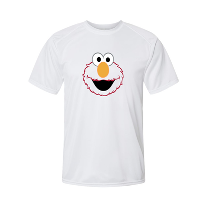 Men's Sesame Street Elmo Face Performance T-Shirt