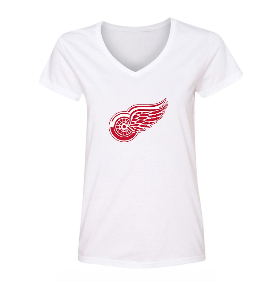 Women's NHL - Detroit Red Wings V-Neck T-Shirt