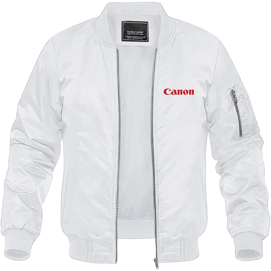 Men's Canon  Lightweight Bomber Jacket Windbreaker Softshell Varsity Jacket Coat