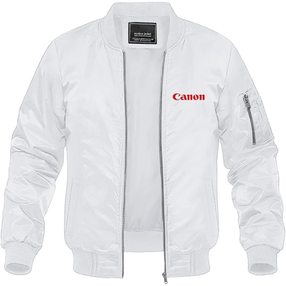 Men's Canon  Lightweight Bomber Jacket Windbreaker Softshell Varsity Jacket Coat