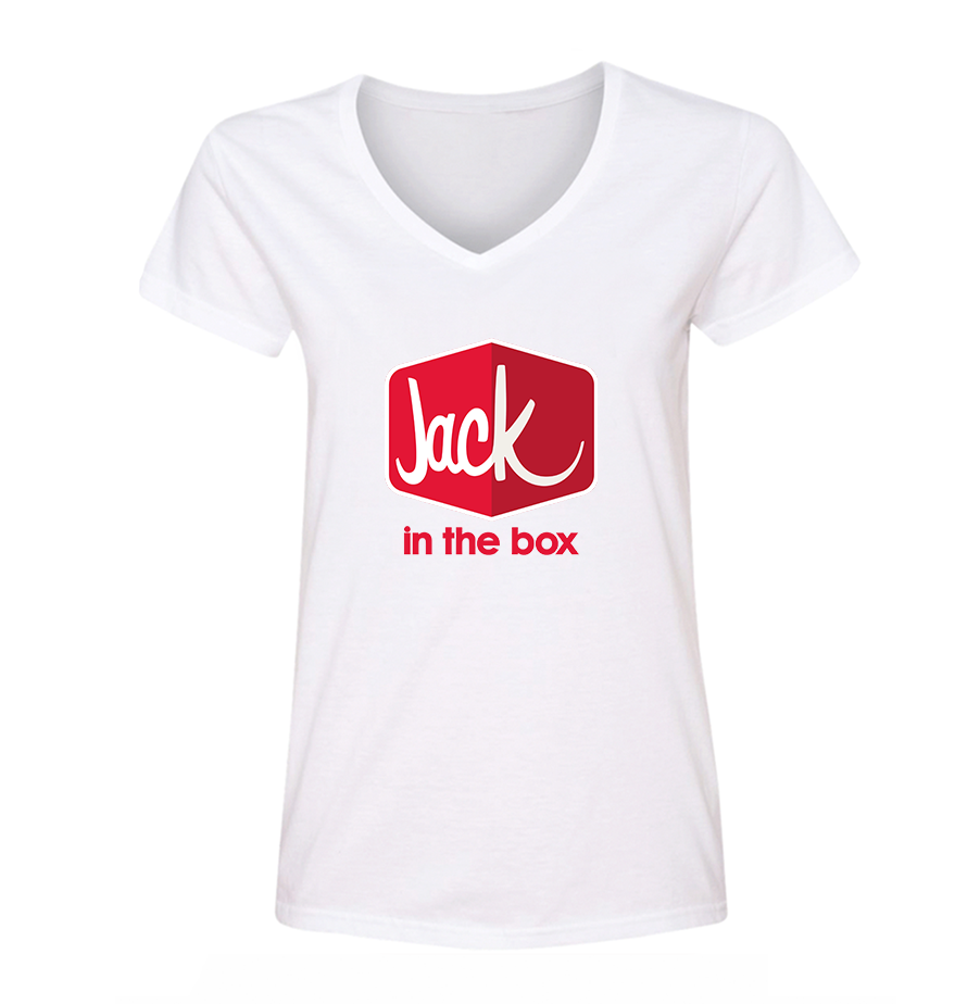 Women's Jack In The Box V Neck T-Shirt