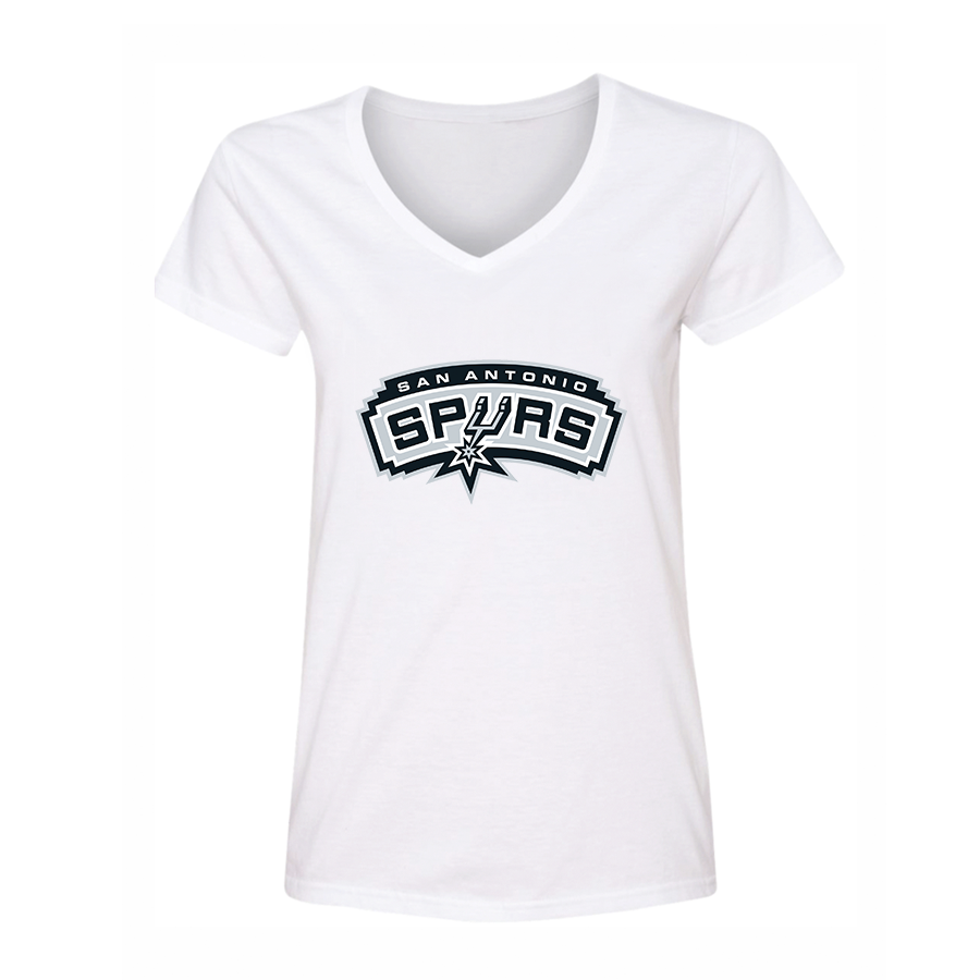 Women's San Antonio Spurs V Neck T-Shirt