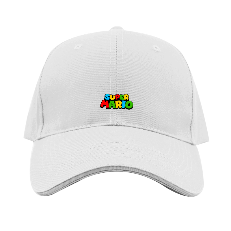 Super Mario Dad Baseball Cap Hat – Embroidered Fan Hat | TeesCustomize