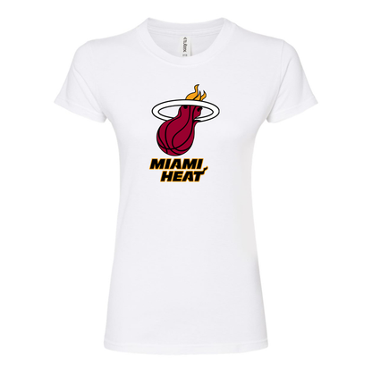 Women's Miami Heat Round Neck T-Shirt