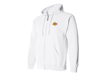 Men's Los Angeles Lakers  Zipper  Hoodie