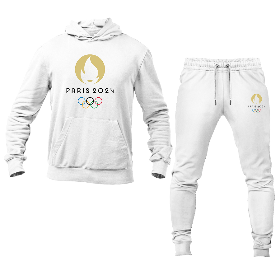 Unisex New Olympics 2024 Paris Logo Hoodie and Joggers set