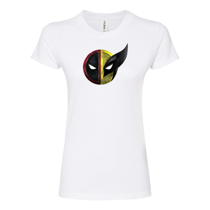 Women's Deadpool & Wolverine Round Neck T-Shirt