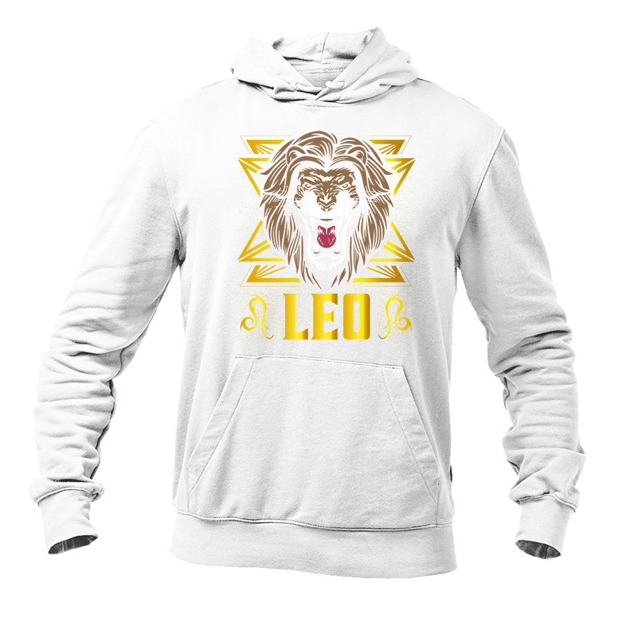 Men's Leo Zodiac Sign Pullover Hoodie