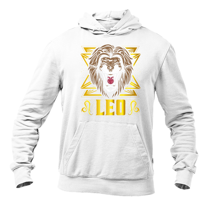 Men's Leo Zodiac Sign Pullover Hoodie