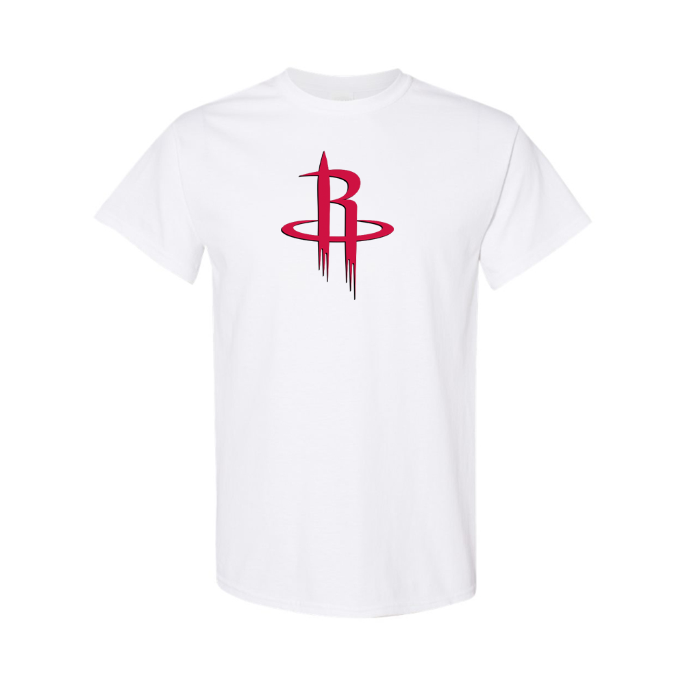 Men's Houston Rockets Cotton T-shirt – Graphic Cotton T-Shirt | TeesCustomize