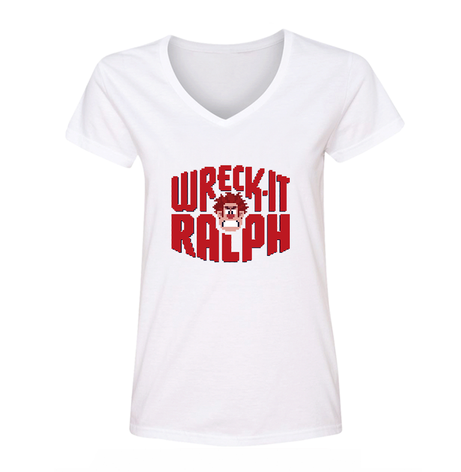 Women's Wreck-It Ralph V-Neck T-Shirt