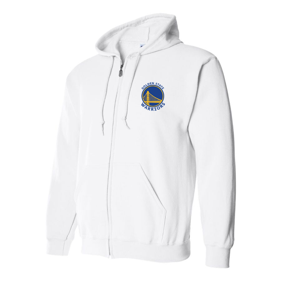 Men's Golden State Warriors  Zipper  Hoodie