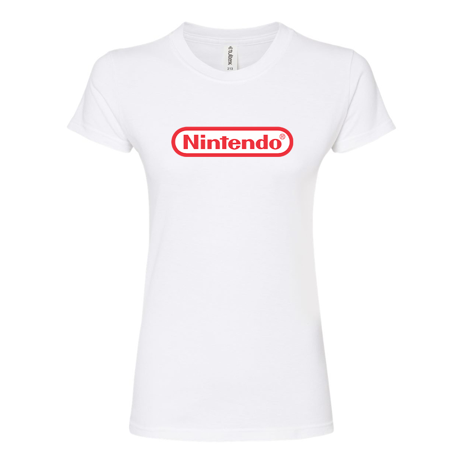 Women's Nintendo Round Neck T-Shirt