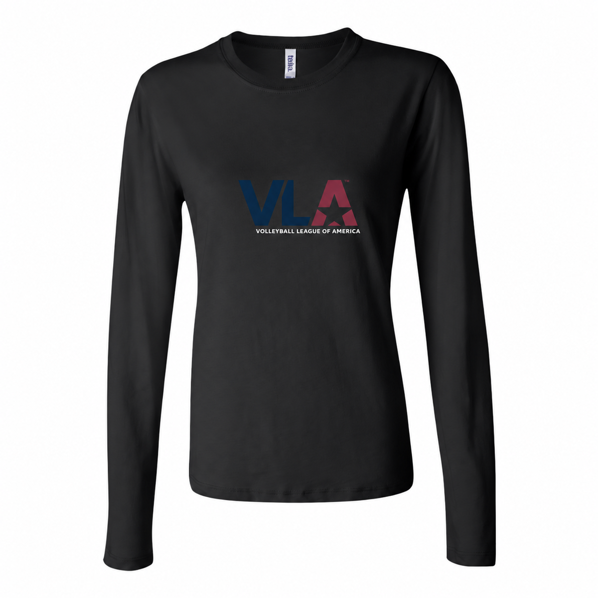 Women's American Volleyball League Long Sleeve T-Shirt — Black