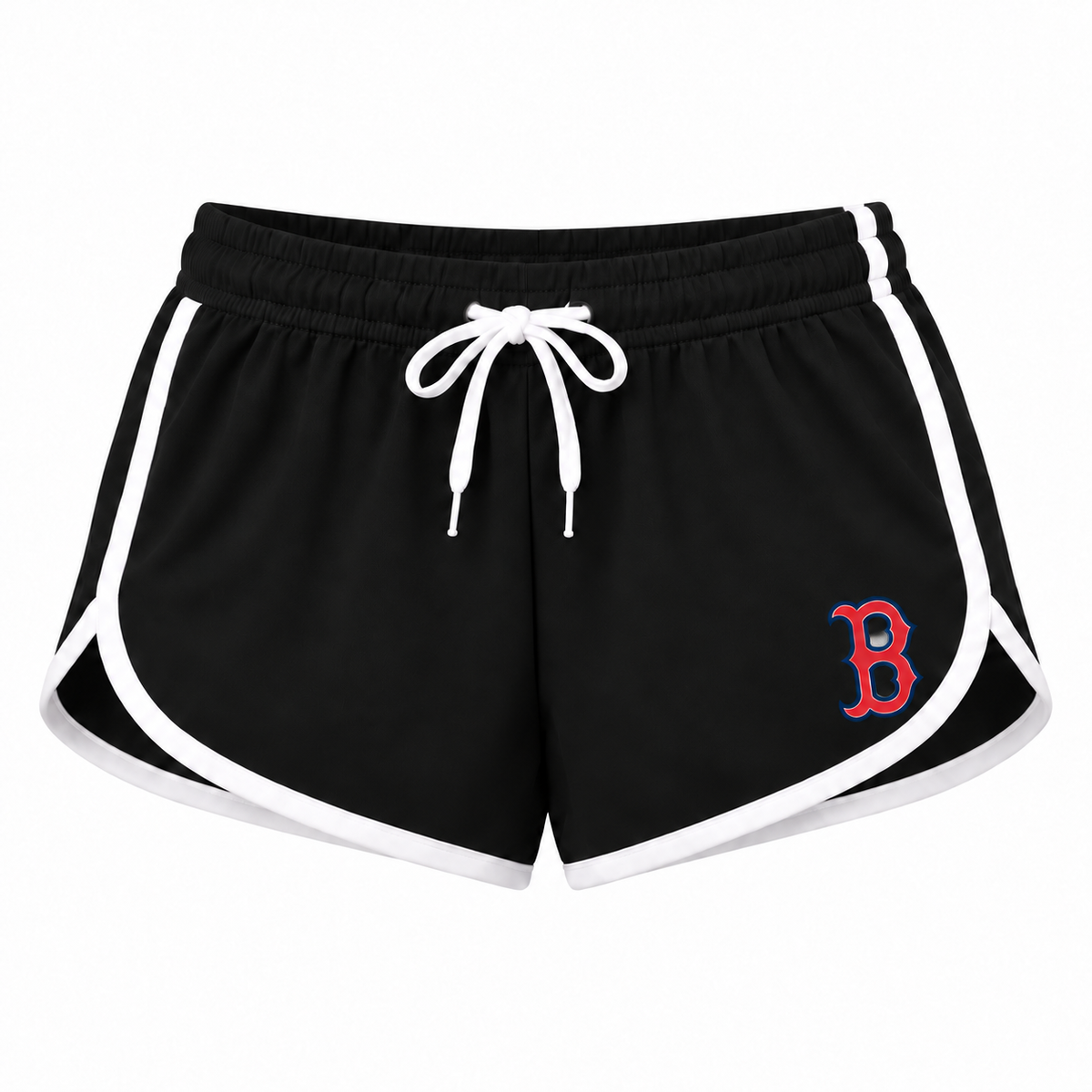 Women's Boston Red Sox Booty Shorts, Black