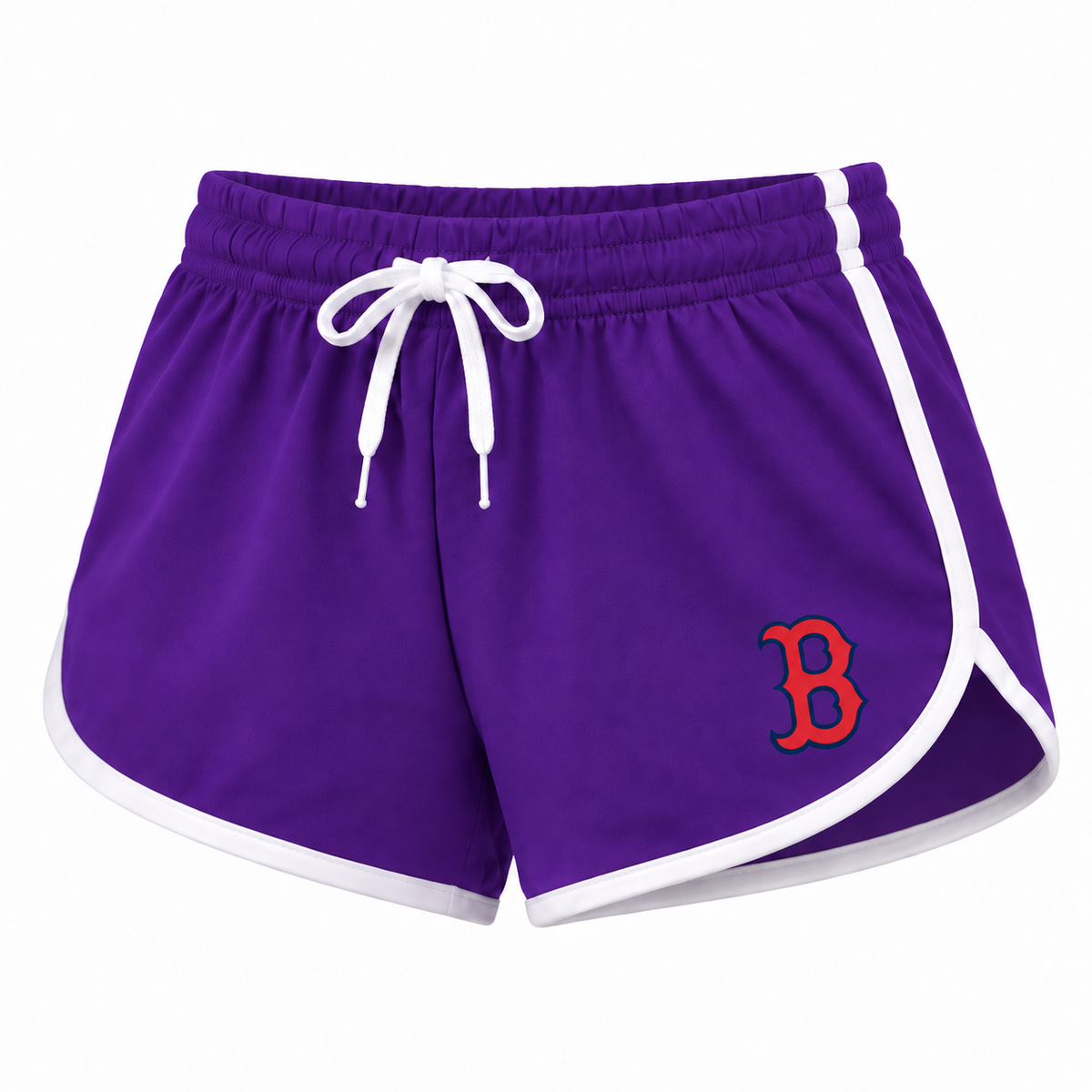 Women's Boston Red Sox Booty Shorts, Purple