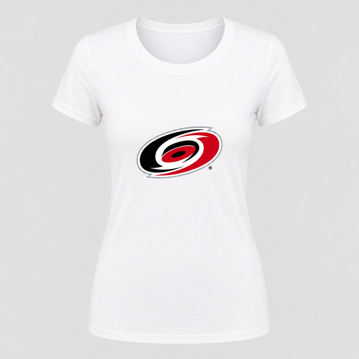 Women's carolina round-neck T-shirt, white