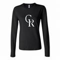 Women's Colorado Rockies Long Sleeve T-Shirt — Black