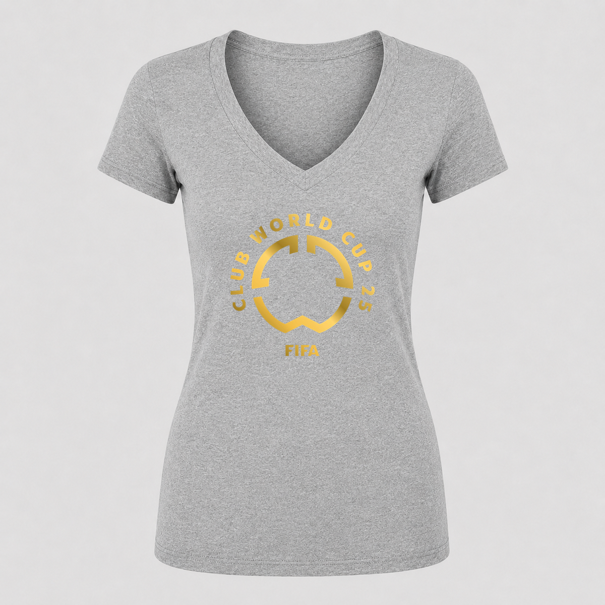 Women's FIFA Club World Cup 2025 V Neck T-Shirt in gray