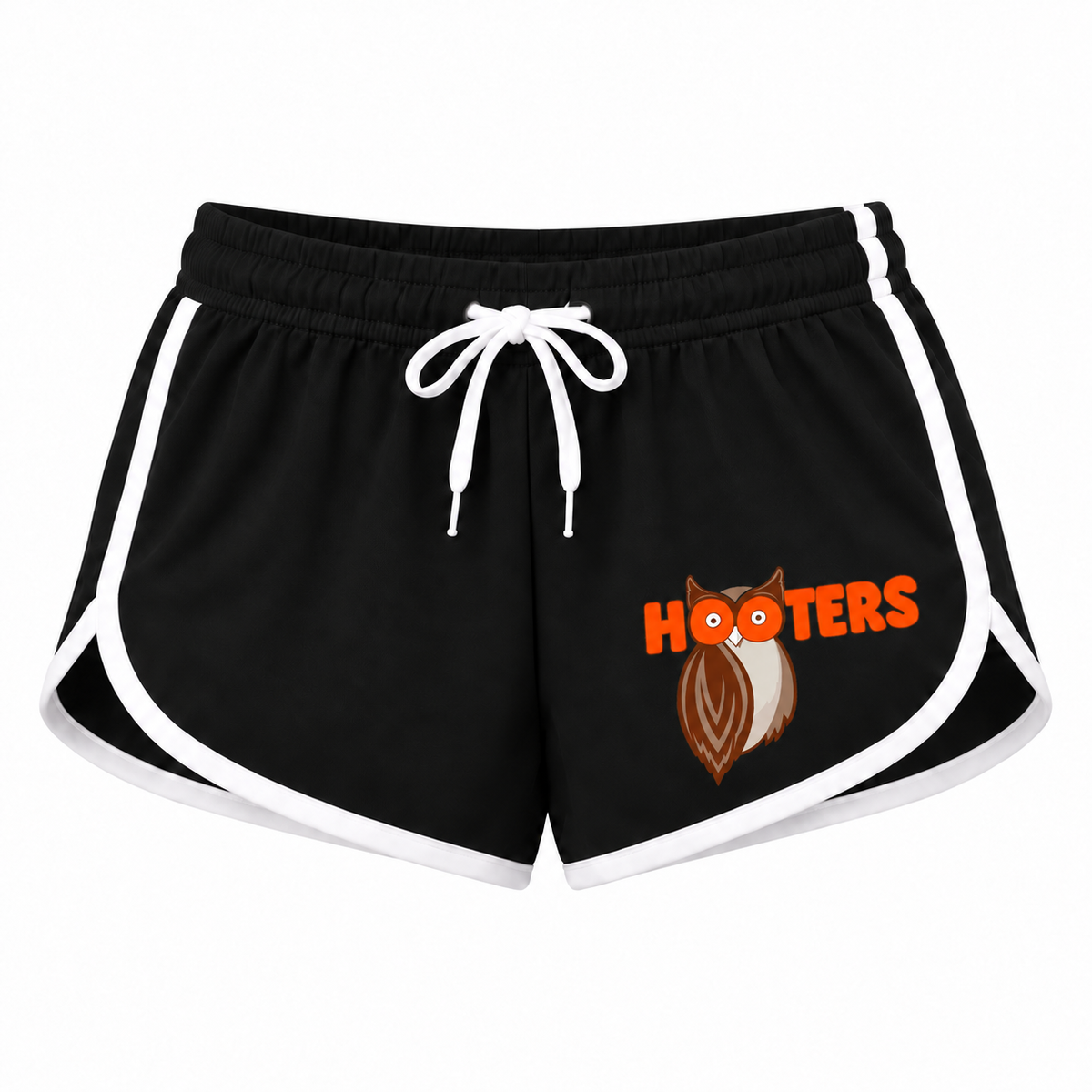 Women's Hooters Booty Shorts, Black