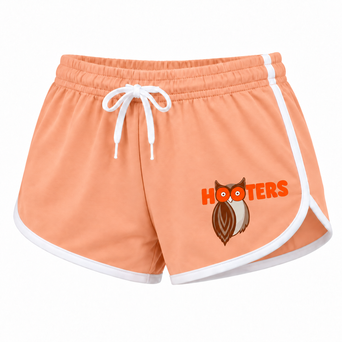 Women's Hooters Booty Shorts, Peach