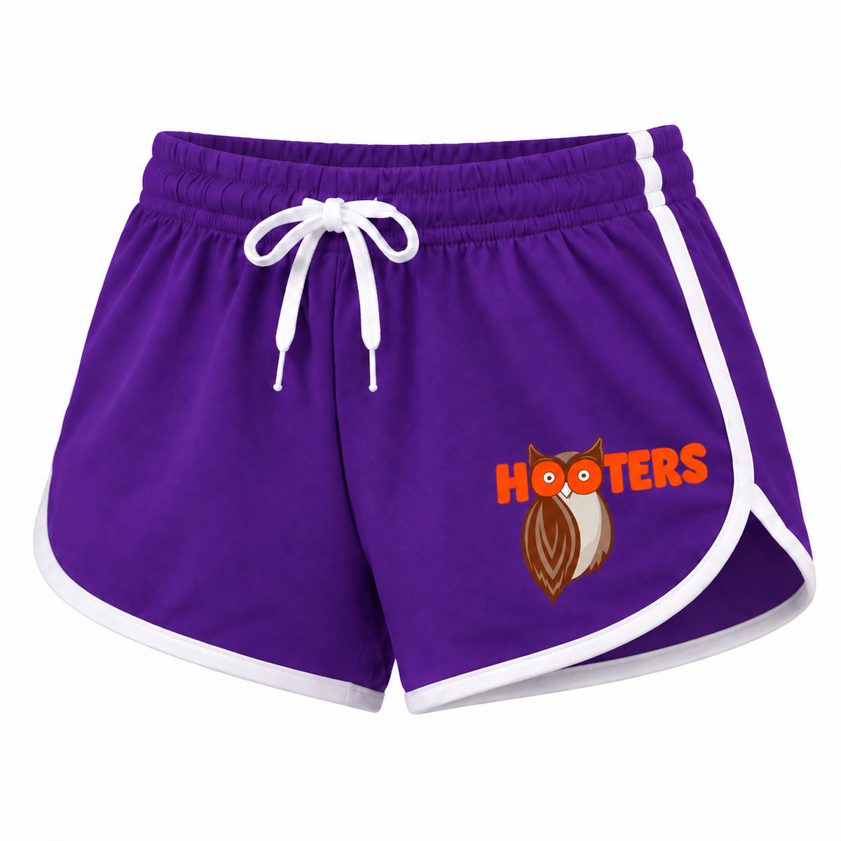 Women's Hooters Booty Shorts, Purple