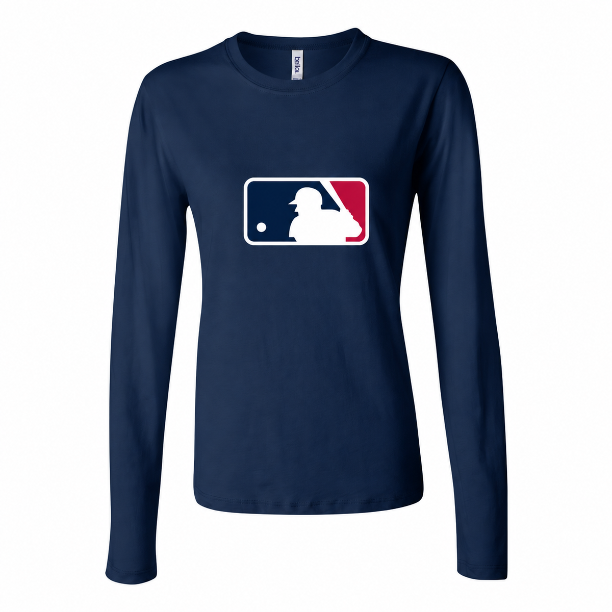 Women's Major League Baseball Long Sleeve T-Shirt — Navy