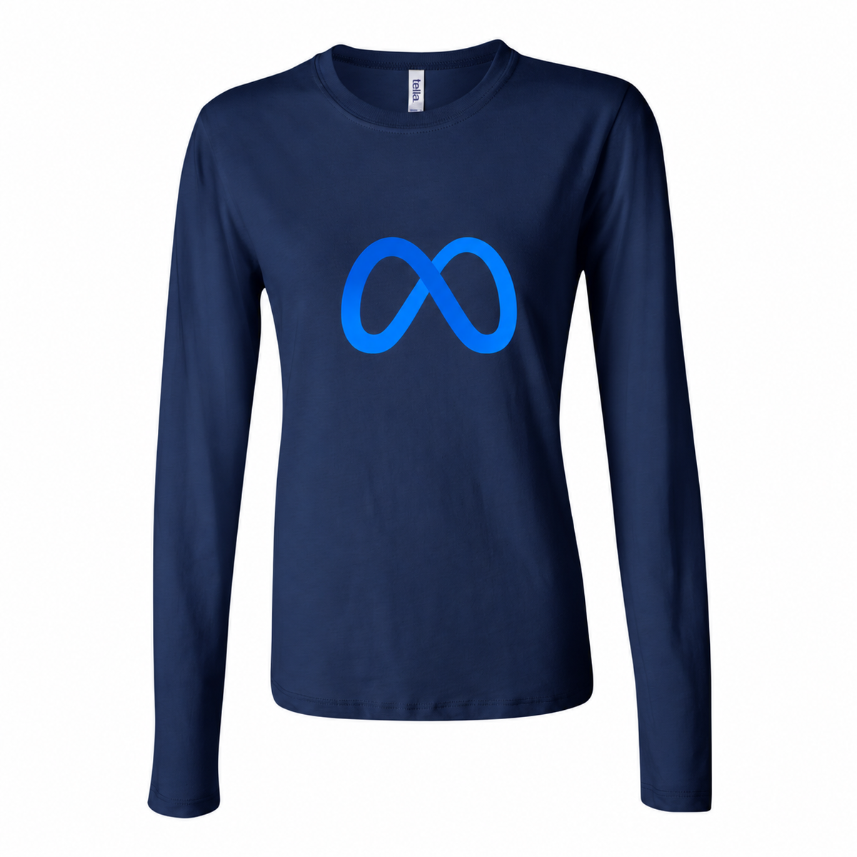 Women's Meta Long Sleeve T-Shirt - Navy