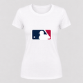 Women's mlb round-neck T-shirt, white